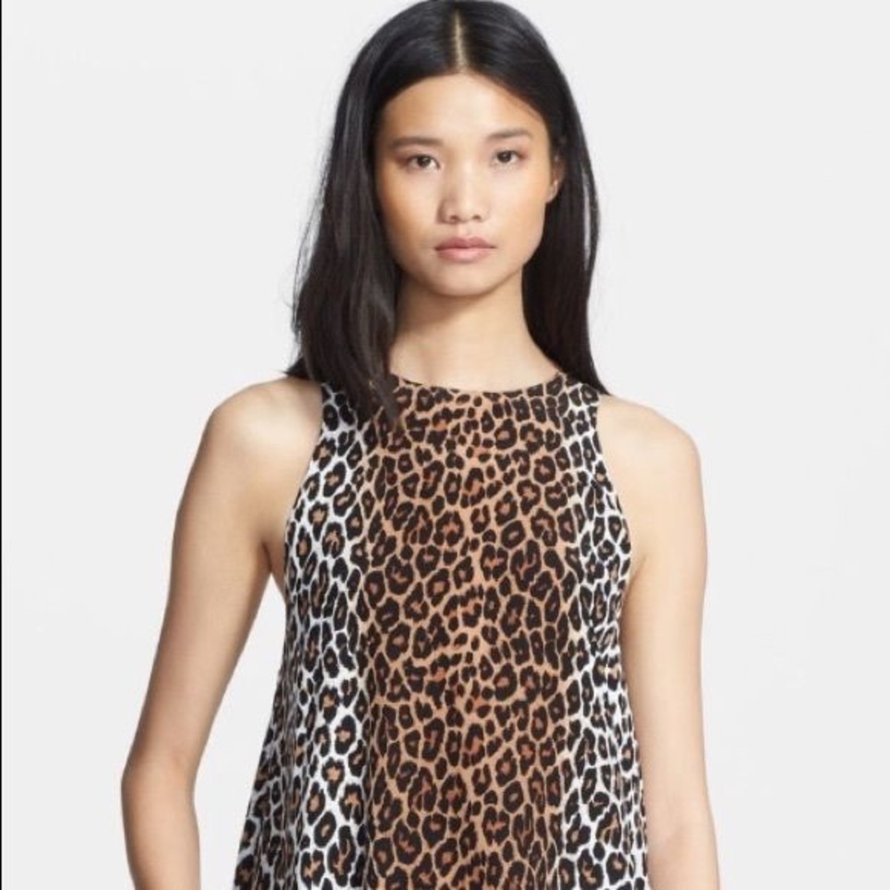 Elizabeth and James leopard print blouse